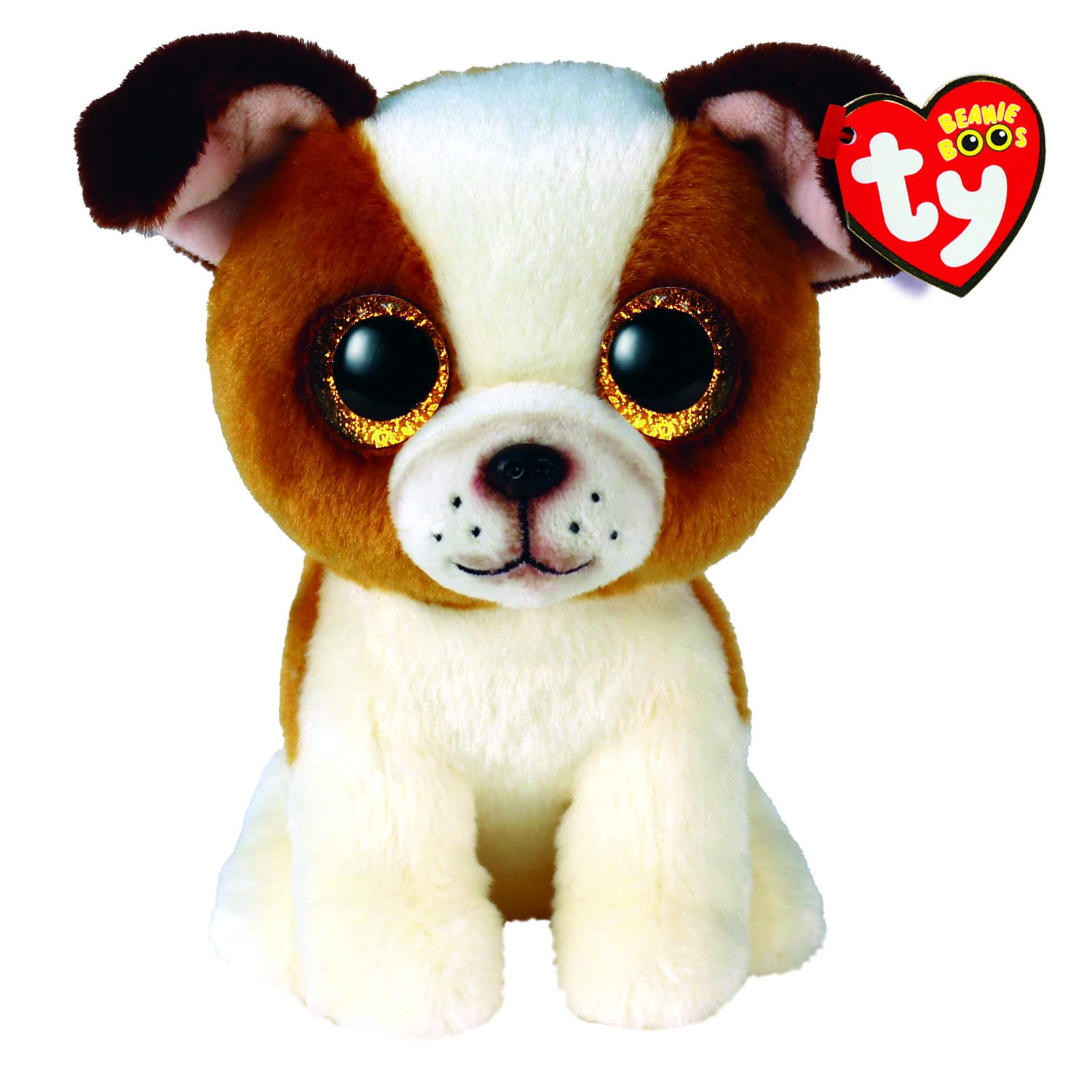 Ty Toys Beanie Boo Bulldog Hugo - 15 CM, Brown (2009297)