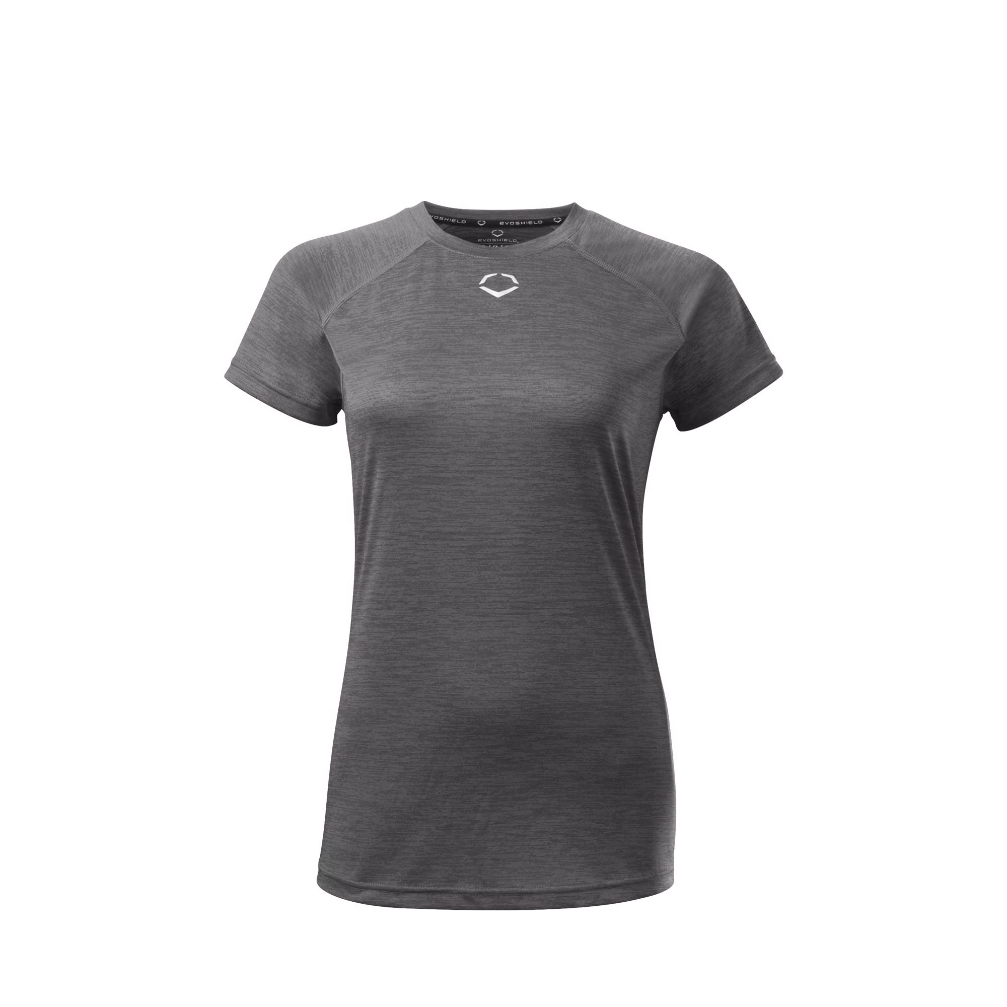 EvoShield womens Fx Short Sleeve Training Tee Shirt, Charcoal, X-Small US