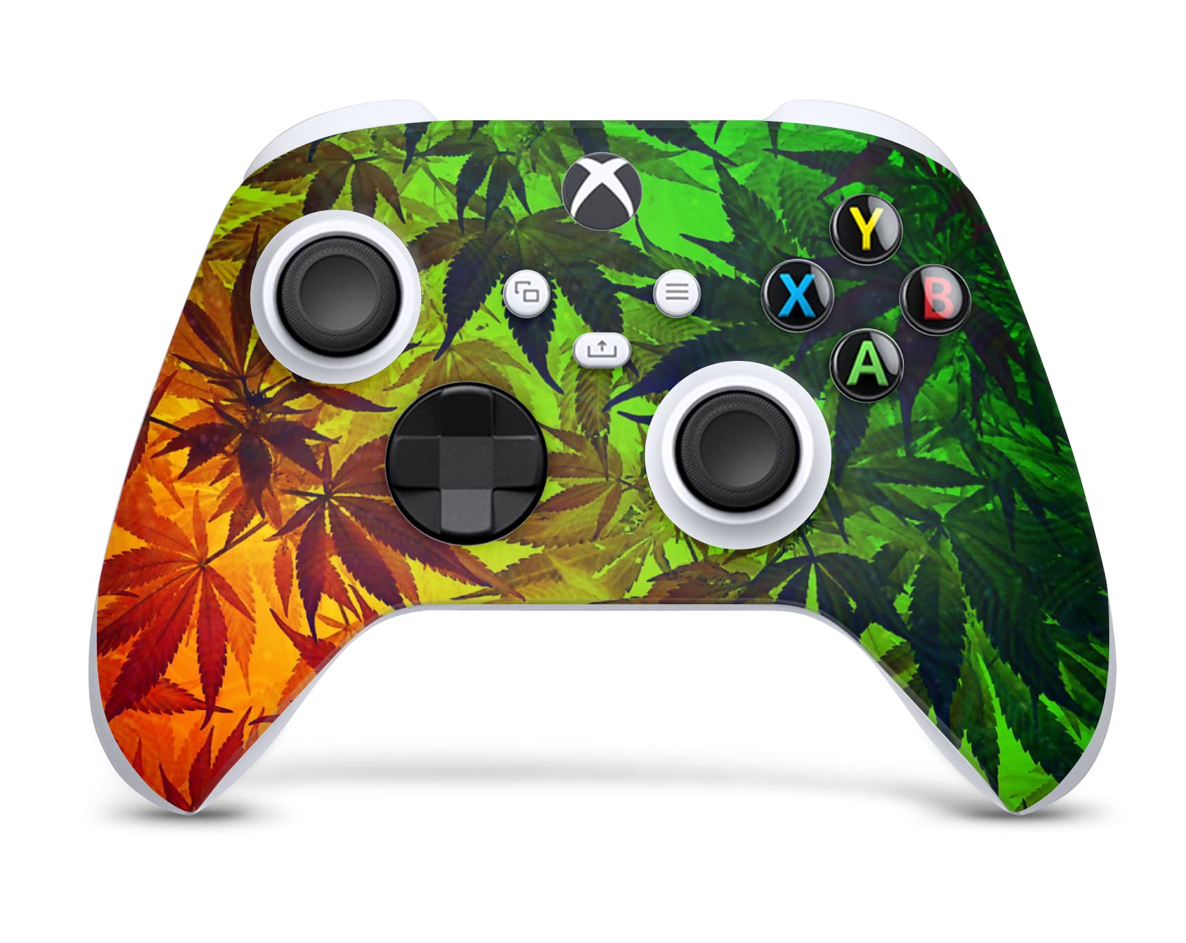 GNG Weed Skins Compatible with Xbox Series X Console Decal Vinal Sticker + 2 Controller Set