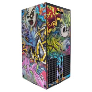 GNG Graffiti Skins Compatible with Xbox Series X Console Decal Vinal Sticker + 2 Controller Set