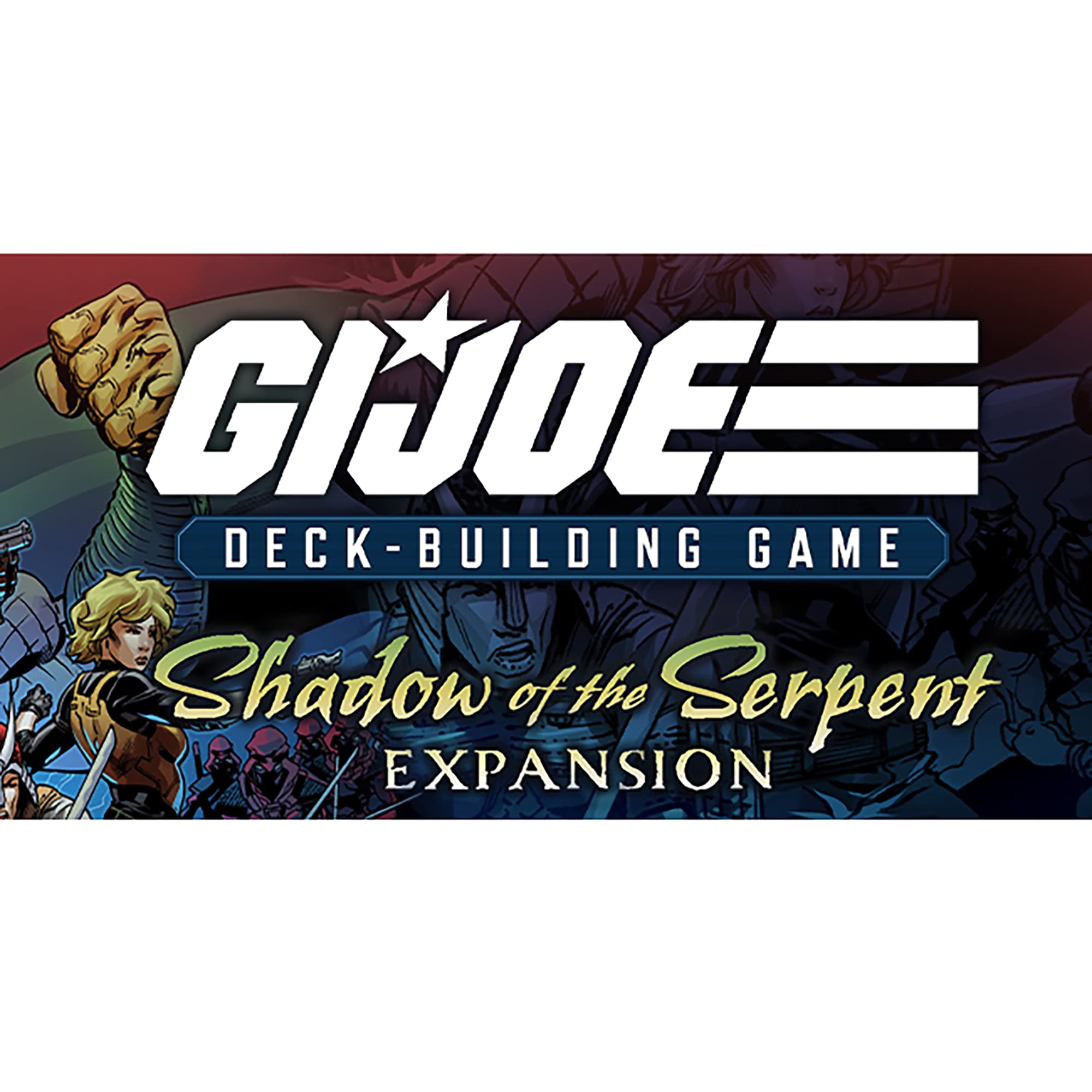 Renegade Game Studios G.I. Joe Deck-Building Game: Shadow of The Serpent Expansion - Ages 13+, 1-4 Players 30-70 Mins, Deck Building Game Expansion