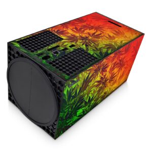 GNG Weed Skins Compatible with Xbox Series X Console Decal Vinal Sticker + 2 Controller Set