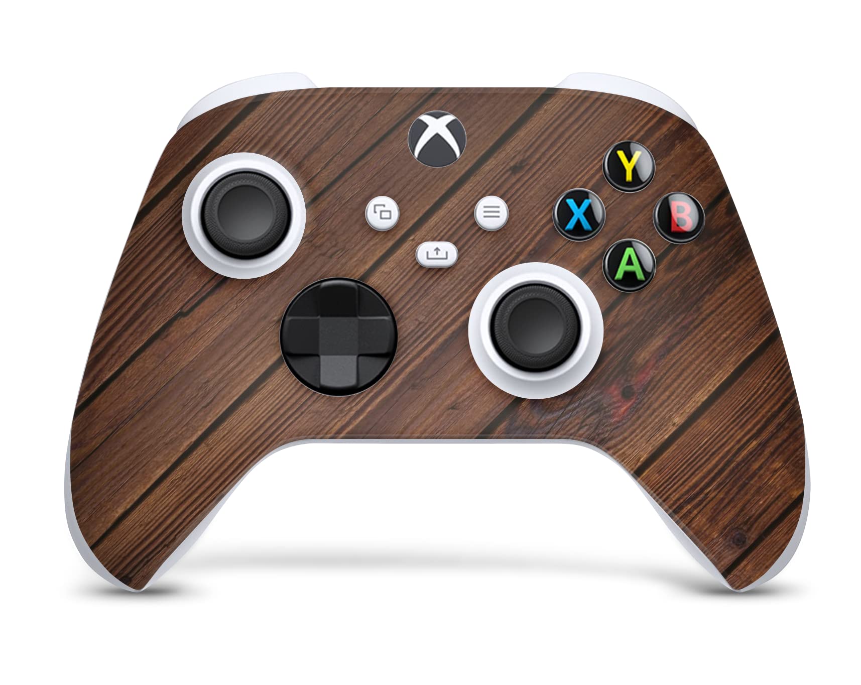 GNG Wood Skins Compatible with Xbox Series X Console Decal Vinal Sticker + 2 Controller Set