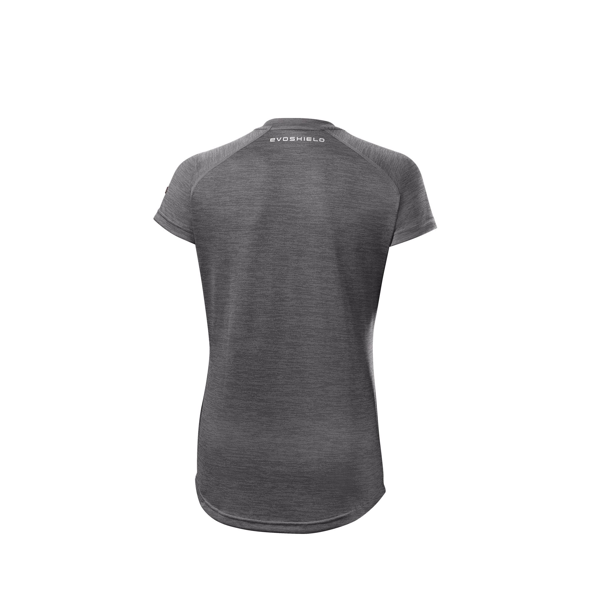 EvoShield womens Fx Short Sleeve Training Tee Shirt, Charcoal, X-Small US