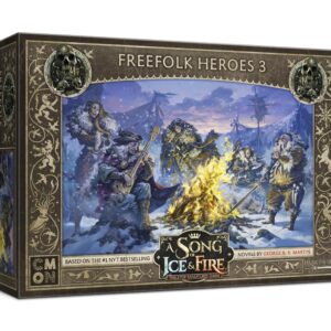 CMON A Song of Ice and Fire Tabletop Miniatures Game Free Folk Heroes III Box Set - Champions of The Wild North, Strategy Game for Adults, Ages 14+, 2+ Players, 45-60 Minute Playtime, Made