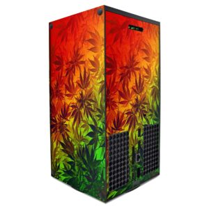 GNG Weed Skins Compatible with Xbox Series X Console Decal Vinal Sticker + 2 Controller Set