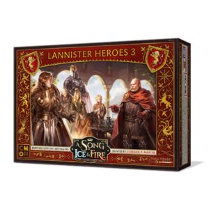 CMON A Song of Ice and Fire Tabletop Miniatures Game Lannister Heroes Set III - Lead Your Army to Glory with New Heroic Leaders! Strategy Game, Ages 14+, 2+ Players, 45-60 Minute Playtime, Made