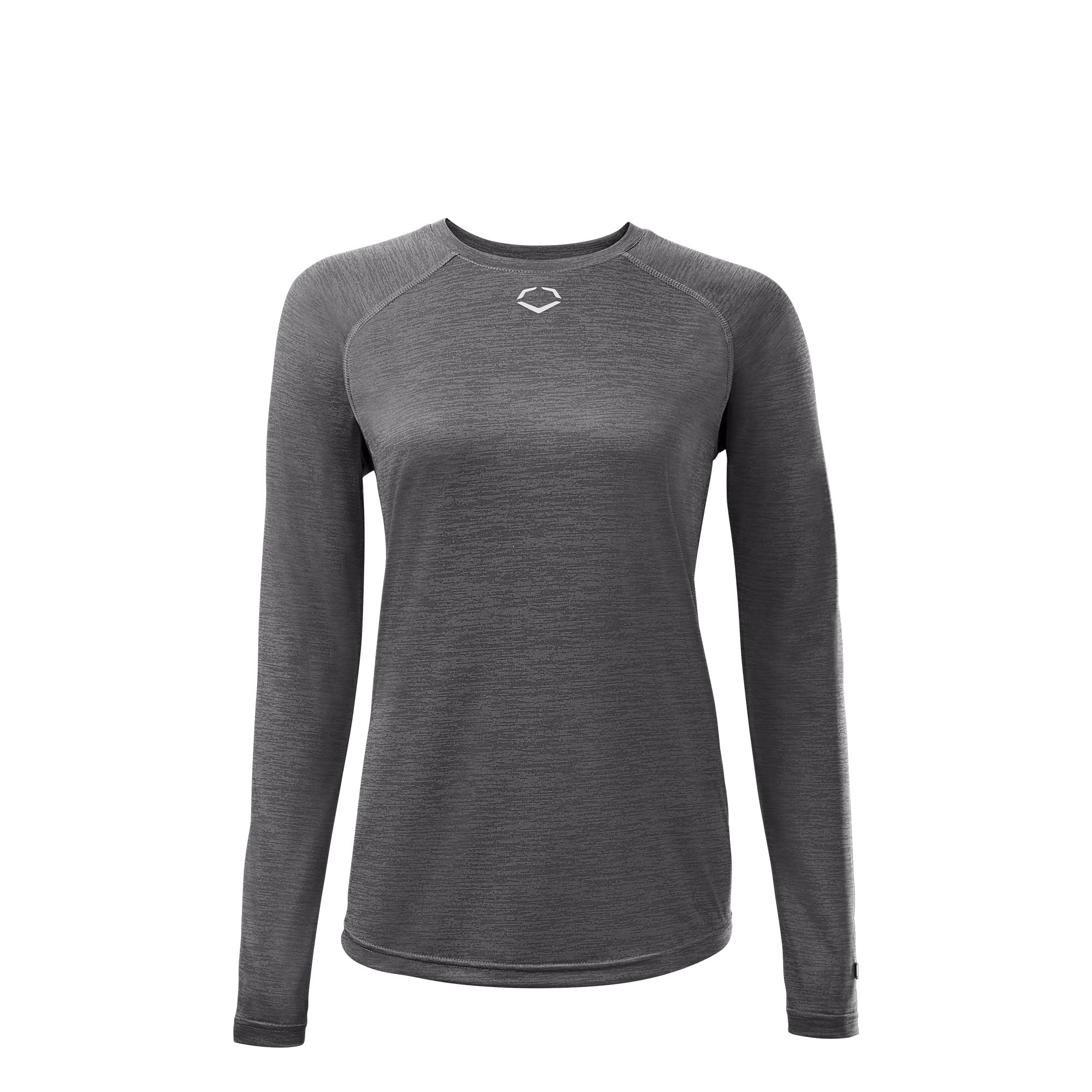 EvoShield womens Fx Long Sleeve Training Tee Shirt, Charcoal, X-Small US