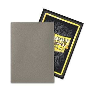 Arcane Tinmen Dragon Shield Sleeves – Matte Dual: Crypt 100 CT - MTG Card are Smooth & Tough Compatible with Pokemon, Magic The Gathering Sleeves, Flesh Blood, and Digimon, Grey (AT-15052)