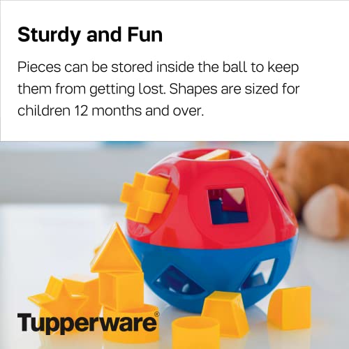 Tupperware Brand Shape-O Toy - BPA Free - Shape-O Sorter Toy for Babies & Toddlers Ages 12 Months & Up - Promotes Motor & Problem-Solving Skills