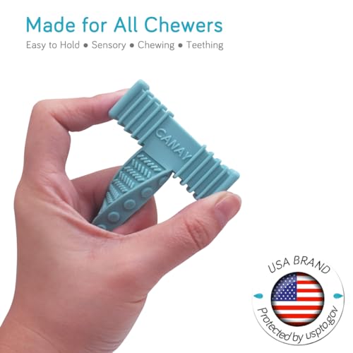 Xtra Tough Sensory Chew Toys for Autistic Children, Chew Sticks Alt. to Chew Necklaces for Sensory Kids, Teething, Oral Motor Stimulation, ADHD, SPD - for Moderate & Aggressive Chewers (4 Pack)