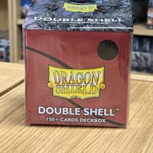 Dragon Shield Card Deck Box – Blood Red/Black 150CT – Durable and Sturdy TCG, OCG Card Storage – Compatible with MGT, Magic The Gathering, Commander Decks, Pokemon, Yugioh