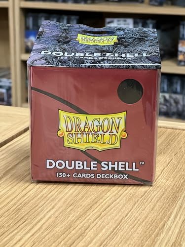 Dragon Shield Card Deck Box – Blood Red/Black 150CT – Durable and Sturdy TCG, OCG Card Storage – Compatible with MGT, Magic The Gathering, Commander Decks, Pokemon, Yugioh