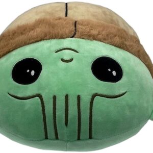 Leong Products Baby Yoda Squish Plush Toy, Grogu Stuffed Animal Kids Plushie, The Child Mandalorian Soft Kawaii Pillow Doll Gift Light Green (Large)