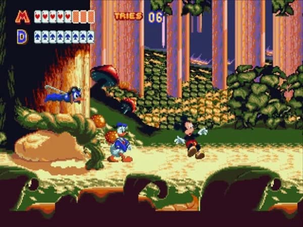 World of Illusion Starring Mickey Mouse and Donald Duck (Sega Genesis / Megadrive) – Reproduction Video Game Cartridge