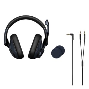 EPOS Audio PC Gaming Audio Bundle with H6PRO Closed Acoustic Gaming Headset (Sebring Black) and GSX 300 External Audio Card (Black) (1001165)