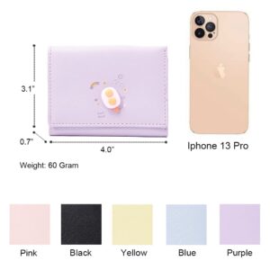 Sunwel Fashion Girls Cute 3D Popsicle Ice Cream Tri-folded Wallet Small Wallet Cash Pocket Card Holder ID Window Purse for Women Girls