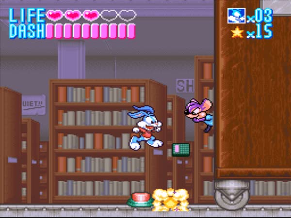 Tiny Toon Adventures: Buster Busts Loose! - Reproduction Video Game Cartridge