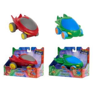 toptoys2u bargain bundles p j masks rev n rumbler vehicle 2 pack - gekko mobile and owl glider