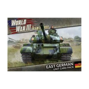 team yankee world war iii battlefront miniatures world war iii: team yankee - east german unit card pack