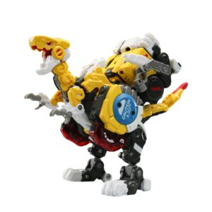 52TOYS Beastbox MEGA DIO Dinosaur Deformation Toys Action Figure, Dinosaur Toys All in One Design Deforms in Dinosaur Mecha and Cube, Great Birthday Party Gift for Teens and Adults