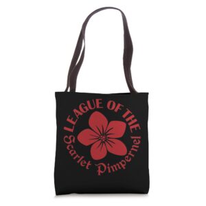 league of the scarlet pimpernel tote bag