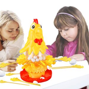 NW Hen Laying Eggs Plucking Game Hen Laying Eggs Educational Toys Educational Games Toys for Boys and Girls (Chick)