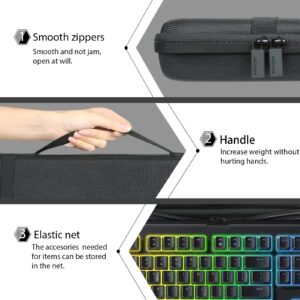 co2CREA Hard Case Replacement for Razer Cynosa Chroma/Cynosa V2 / Ornata V2 / Blackwidow V3 Pro/Blackwidow V3 / Huntsman Elite/Huntsman V2 Analog Gaming Keyboard