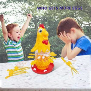 NW Hen Laying Eggs Plucking Game Hen Laying Eggs Educational Toys Educational Games Toys for Boys and Girls (Chick)