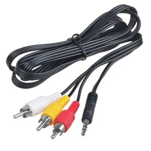 digipartspower av a/v audio video tv cable/cord/lead for dynex portable dvd player dx-p7dvd11