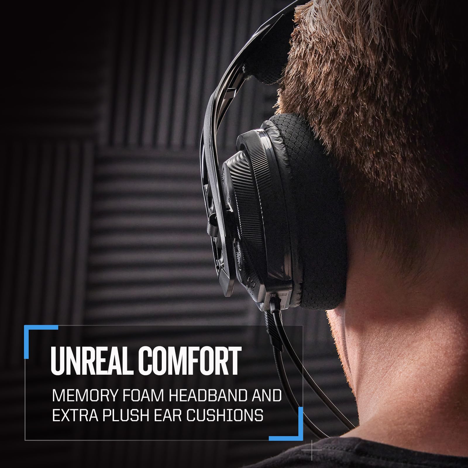 RIG 400HA Precision Audio and Chat Performance PC Gaming Headset with Removable Active Noise-Canceling Mic - Forest Camo