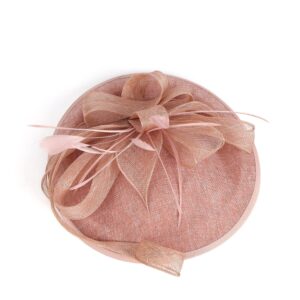 Comott Tea Party Fascinator Derby Hat Sinamay Church Hat for Women Cocktail Party Headband