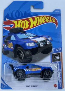 hot wheels - 2021 sand burner - hw race team 8/10 [blue] #233/250