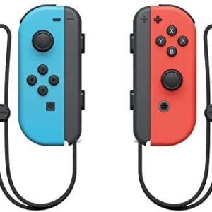 Nintendo Newest Switch 32GB Console with Neon Blue and Neon Red Joy-Con, 6.2" Touchscreen 1280x720 LCD Display, 802.11AC WiFi, Bluetooth 4.1 + MarXsol_12-in-1 Accessories Holiday Bundle