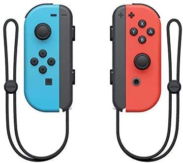 Nintendo Newest Switch 32GB Console with Neon Blue and Neon Red Joy-Con, 6.2" Touchscreen 1280x720 LCD Display, 802.11AC WiFi, Bluetooth 4.1 + MarXsol_12-in-1 Accessories Holiday Bundle