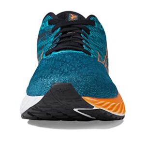 Mizuno Men's Wave Inspire 19 Running Shoe, Ink Blue/Bird of Paradise, 10