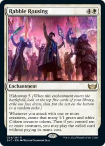 magic: the gathering - rabble rousing (024) - streets of new capenna