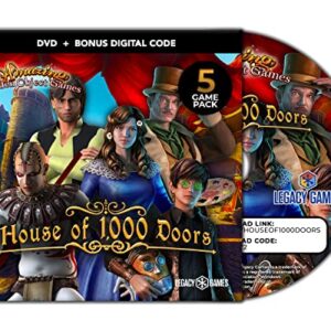 Legacy Games Amazing Hidden Object Games for PC: House of 1000 Doors (5 Game Pack) - PC DVD with Digital Download Codes