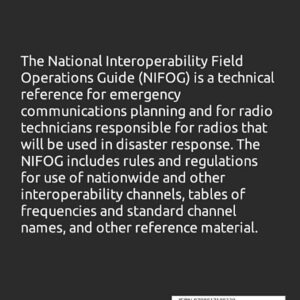 National Interoperability Field Operations Guide (NIFOG): Version 2.0 - Auguat 2021