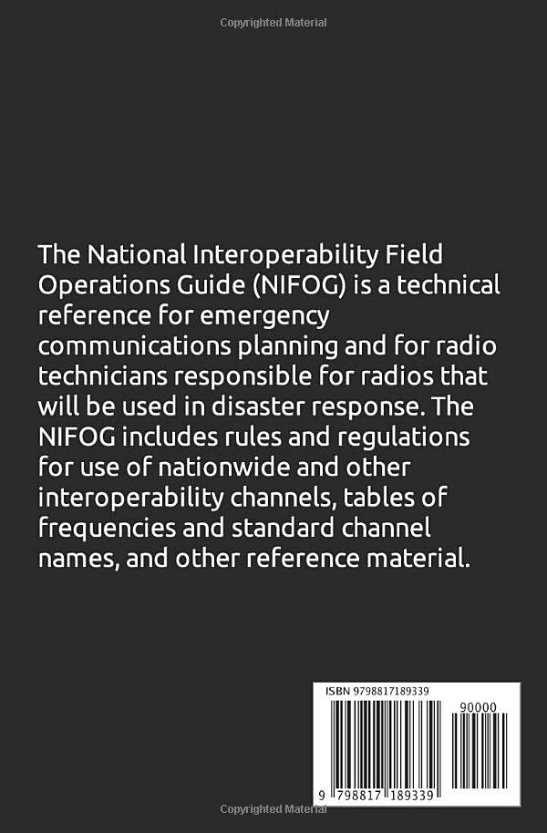 National Interoperability Field Operations Guide (NIFOG): Version 2.0 - Auguat 2021