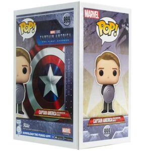 Captain America with Prototype Shield Pop! Vinyl - EE Exclusive Bundle with EcoTek Pop Protector