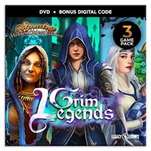 Legacy Games Amazing Hidden Object Games for PC: Grim Legends (3 Game Pack) - PC DVD with Digital Download Codes