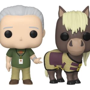 Funko POP! TV: Parks & Recreation - 2 Pack Jerry & Lil Sebastian - Parks and Recreation - Collectable Vinyl Figure - Gift Idea - Official Merchandise - Toys for Kids & Adults - TV Fans