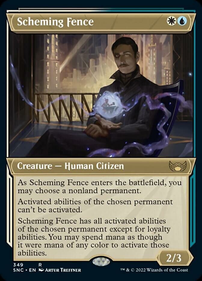 Magic: the Gathering - Scheming Fence (349) - Showcase - Streets of New Capenna