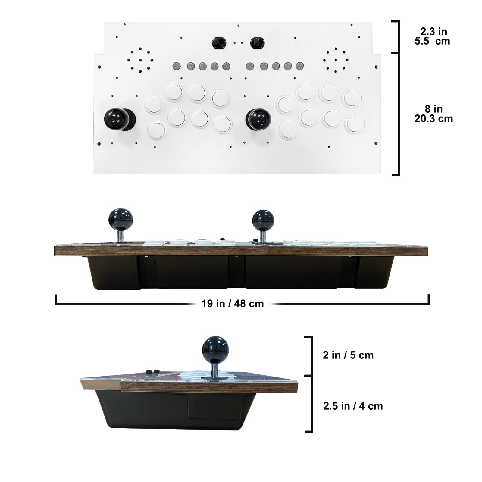 DC Fighting Stick for Arcade1Up Cabinet, Play SEGA Dreamcast Console on The Cabinet, Joysticks Specially Designed for Arcade1Up