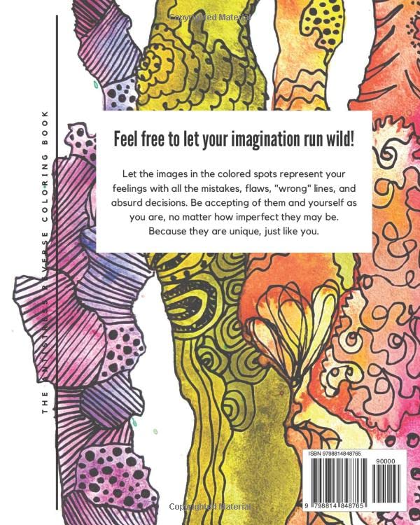 The Antistress Reverse Coloring Book: Don't be afraid to draw lines!