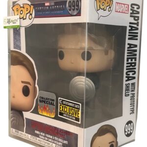 Captain America with Prototype Shield Pop! Vinyl - EE Exclusive Bundle with EcoTek Pop Protector