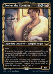 magic: the gathering - evelyn, the covetous (306) - showcase - streets of new capenna