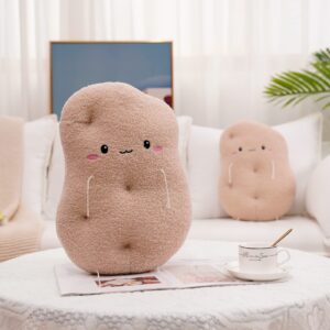 Marble Empire Potato Pillow Plush Toy Kawaii Stuffed Food Plushie Soft Decorative Throw Pillows 15.7"