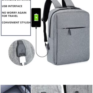 N+B Lightweight Carrying Case for PS 5, Protective Shoulder Bag, Charging Design of External USB Interface, Waterproof, Shockproof, Travel Backpack (Gray)